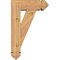 Ekena Millwork Traditional Arts and Crafts Smooth Bracket w/ Offset Brace, Western Red Cedar, 5 1/2"W x 14"D x 22"H BKT0604X14X22TRA03SWR - alternate 2